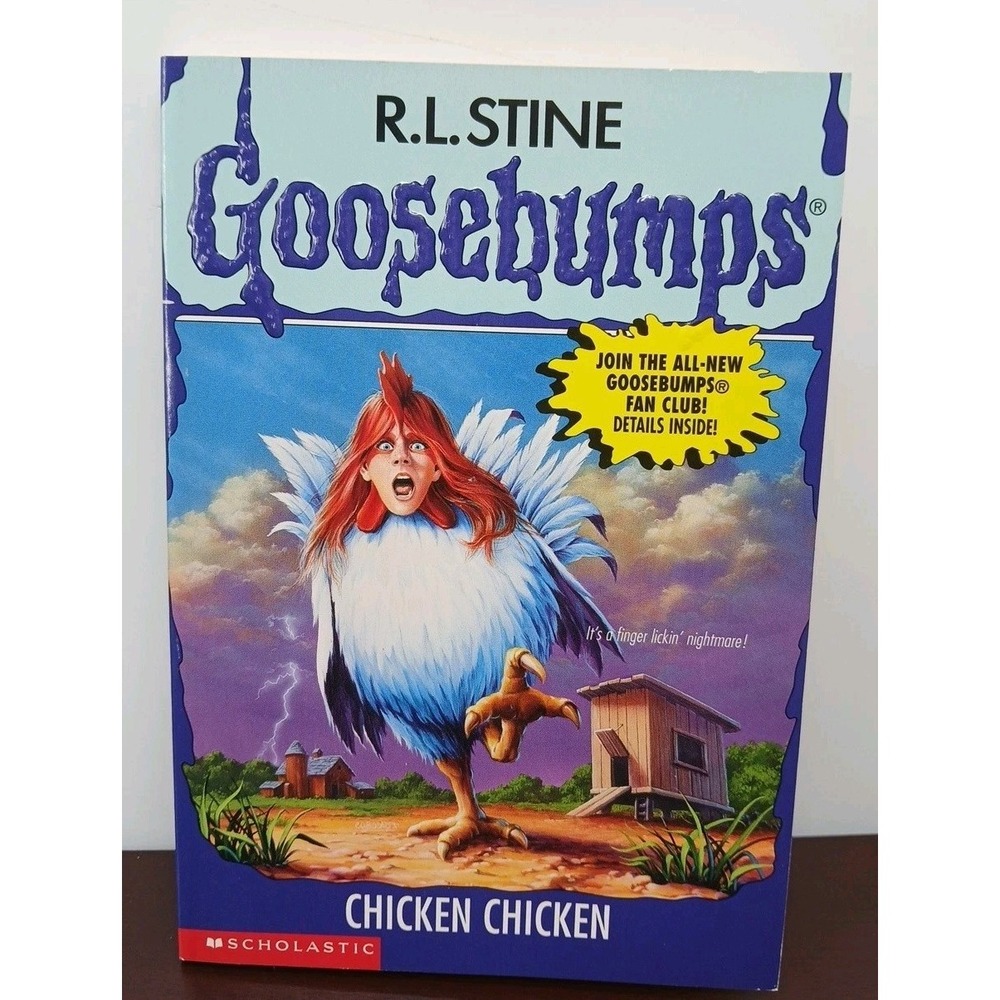1st Print #53 Chicken Chicken OG Goosebumps Series R.L. Stine Book EUC